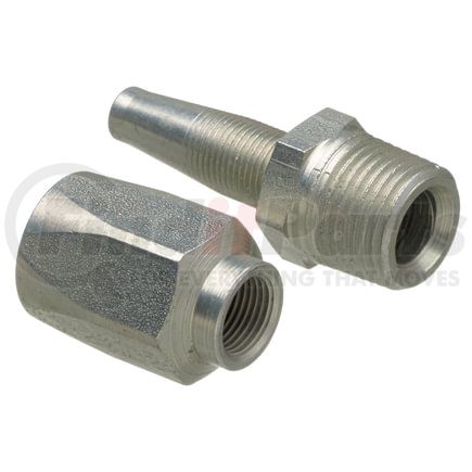 G35100-0806X by GATES - Hydraulic Coupling/Adapter - Male Pipe (NPTF - 30 Cone Seat) - Steel (C5E Hose)