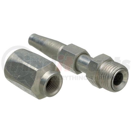 G35500-0606 by GATES - Hydraulic Coupling/Adapter- Male SAE 45 Flare Inverted Swivel - Steel (C5E Hose)
