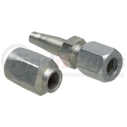 G35510-1010 by GATES - Hydraulic Coupling/Adapter - SAE Male Flareless Assembly - Steel (C5E Hose)