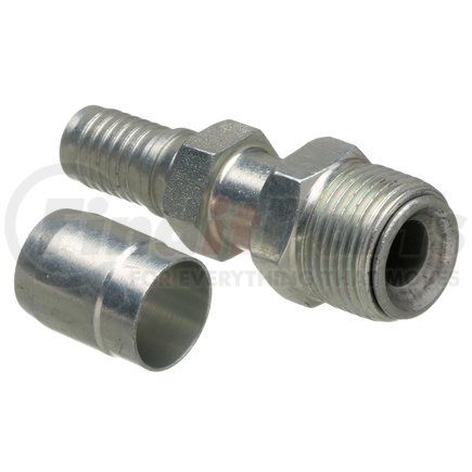 G40500-0404 by GATES - Hydraulic Coupling/Adapter - SAE Male Inverted Swivel - Steel (C14)