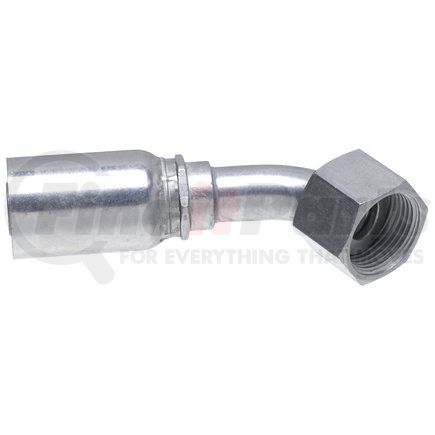 G43234-1212 by GATES - Hydraulic Coupling/Adapter - Female Flat-Face Swivel - 45 Bent Tube (GL)