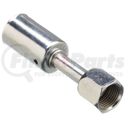 G45200-1010S by GATES - A/C Refrigerant Hose Fitting- Female SAE 45 Flare Swivel - Steel (PolarSeal ACA)