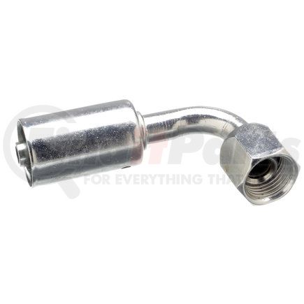 G45205-0606 by GATES - Female SAE 45 Flare Swivel - 90 Bent Tube - Aluminum (PolarSeal ACA)