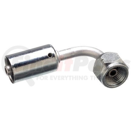 G45595-1227 by GATES - Female SAE Tube O-Ring Metric Nut Swivel-90 Bent Tube-Aluminum (PolarSeal ACA)