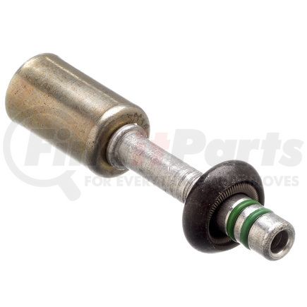 G45950-0606 by GATES - A/C Refrigerant Hose Fitting- Male (Ford) Spring Lock - Aluminum (PolarSeal ACA)