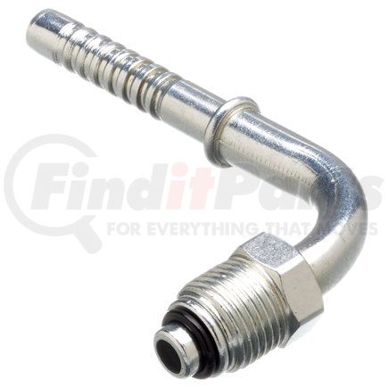 G46585-0606 by GATES - A/C Refrigerant Hose Fitting- Male O-Ring (MOR)- 90 Bent Tube (PolarSeal II ACC)