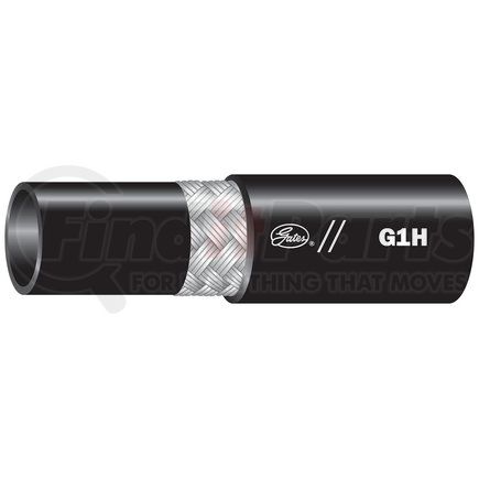 70756 by GATES - Hydraulic Hose - Global G1H 1-Wire Braid Hose - High-Temp - SAE 100R1 Type AT