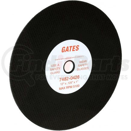 78011 by GATES - Saw Blade - 12" Abrasive Blade for 204, 205, 206, 207, 208