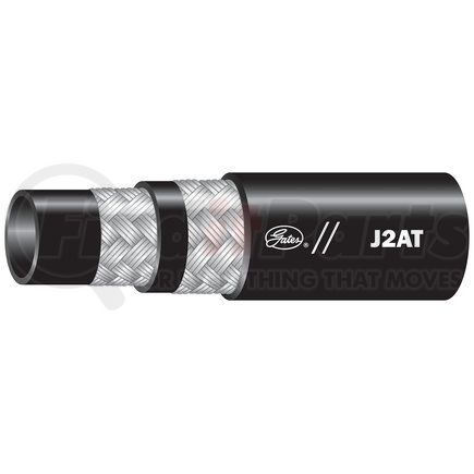 85651 by GATES - Hydraulic Hose - J2AT 2-Wire Braid Jack Hose - 10,000 Static Pressure Only