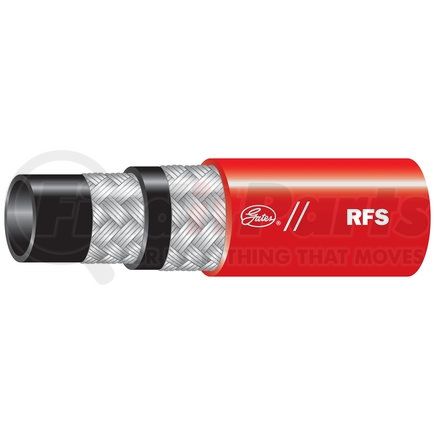 H24100-06F by GATES - Hydraulic Hose - RFS Red Fire Suppressant Hose