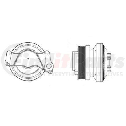 99A8655 by HORTON - DM Advantage Fan Clutch