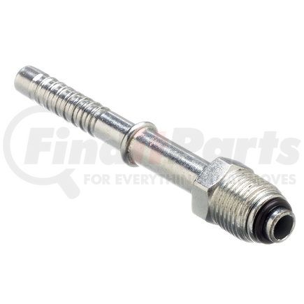 G46583-0808 by GATES - A/C Refrigerant Hose Fitting - Male O-Ring (MOR) (PolarSeal II ACC)