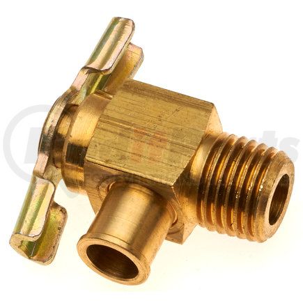G49138-0604 by GATES - Hydraulic Coupling/Adapter - Drain Cock 90 - Single Bead to Male Pipe (Valves)