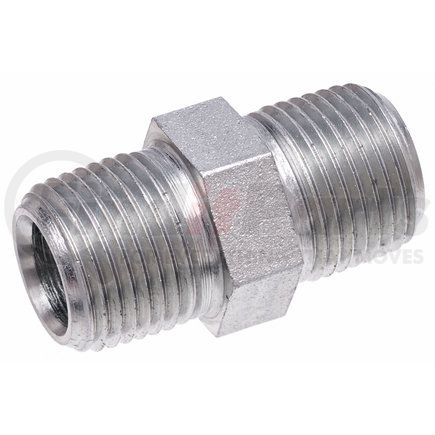 G60110-0404 by GATES - Hydraulic Coupling/Adapter - Male Pipe NPTF to Male Pipe NPTF (SAE to SAE)