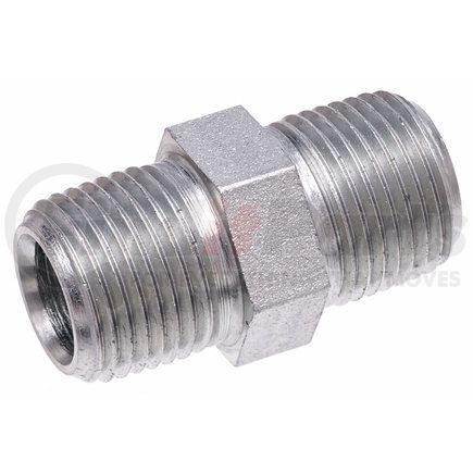 G60110-0606 by GATES - Hydraulic Coupling/Adapter - Male Pipe NPTF to Male Pipe NPTF (SAE to SAE)