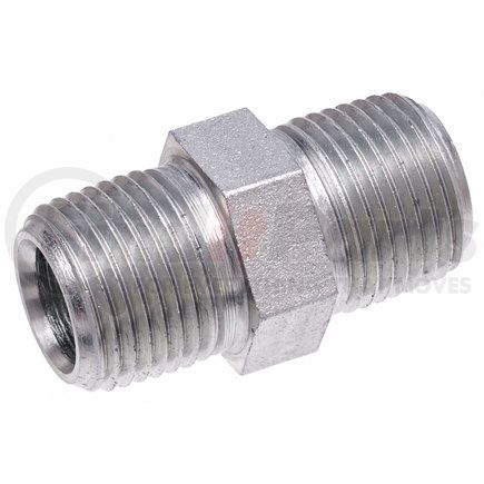 G60110-0202 by GATES - Hydraulic Coupling/Adapter - Male Pipe NPTF to Male Pipe NPTF (SAE to SAE)