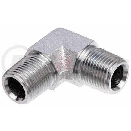 G60115-1212 by GATES - Hydraulic Coupling/Adapter - Male Pipe NPTF to Male Pipe NPTF - 90 (SAE to SAE)