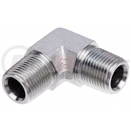 G60115-1612 by GATES - Hydraulic Coupling/Adapter - Male Pipe NPTF to Male Pipe NPTF - 90 (SAE to SAE)
