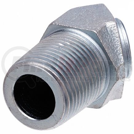 G60134-0606 by GATES - Hydraulic Coupling/Adapter- Female Pipe NPTF to Male Pipe NPTF - 45 (SAE to SAE)