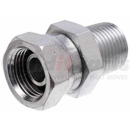 G60140-0812 by GATES - Hyd Coupling/Adapter- Male Pipe NPTF to Female Pipe Swivel NPSM (SAE to SAE)