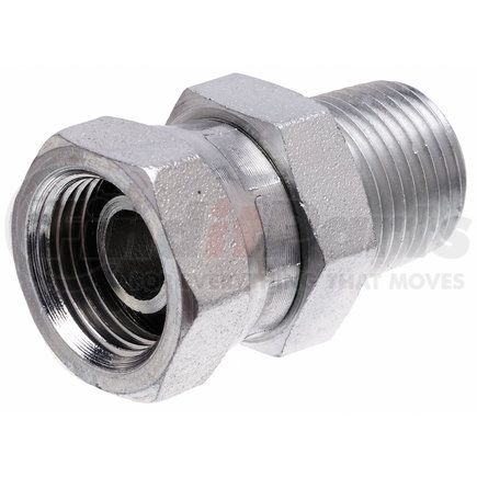 G60140-2016 by GATES - Hyd Coupling/Adapter- Male Pipe NPTF to Female Pipe Swivel NPSM (SAE to SAE)