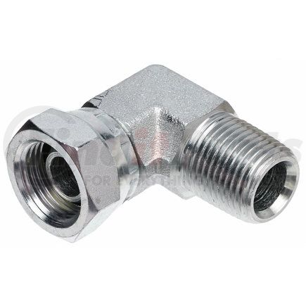G60144-0812 by GATES - Male Pipe NPTF to Female Pipe Swivel NPSM - 90 (SAE to SAE)