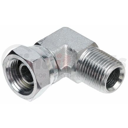 G60144-0408 by GATES - Male Pipe NPTF to Female Pipe Swivel NPSM - 90 (SAE to SAE)