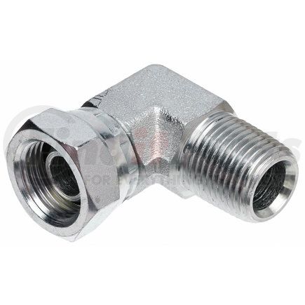 G60144-2020 by GATES - Male Pipe NPTF to Female Pipe Swivel NPSM - 90 (SAE to SAE)