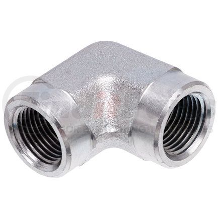 G60156-1212 by GATES - Hyd Coupling/Adapter- Female Pipe NPTF to Female Pipe NPTF - 90 (SAE to SAE)