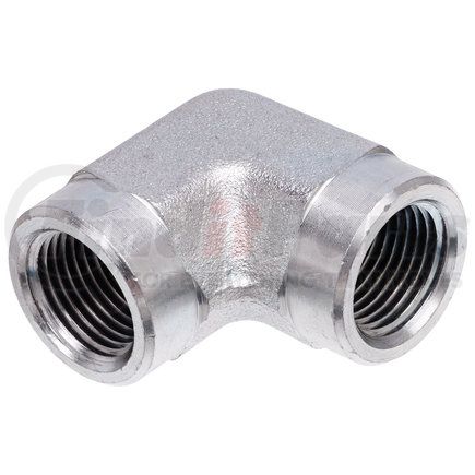 G60156-2020 by GATES - Hyd Coupling/Adapter- Female Pipe NPTF to Female Pipe NPTF - 90 (SAE to SAE)