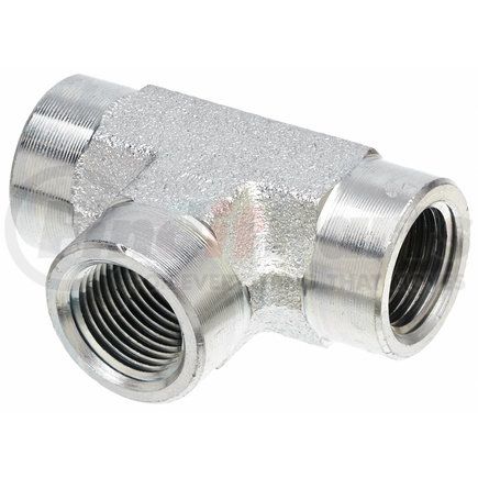 G60181-0606 by GATES - Hydraulic Coupling/Adapter - Female Pipe NPTF - Tee (SAE to SAE)