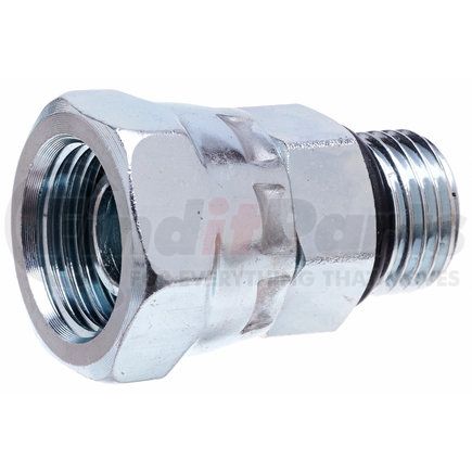 G60285-1006 by GATES - Hyd Coupling/Adapter- Male O-Ring Boss to Female Pipe Swivel NPSM (SAE to SAE)