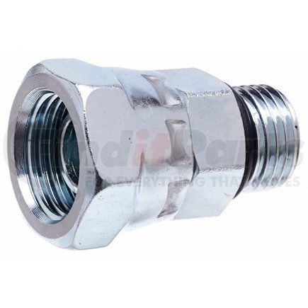 G60285-0806 by GATES - Hyd Coupling/Adapter- Male O-Ring Boss to Female Pipe Swivel NPSM (SAE to SAE)