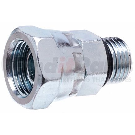 G60285-2424 by GATES - Hyd Coupling/Adapter- Male O-Ring Boss to Female Pipe Swivel NPSM (SAE to SAE)
