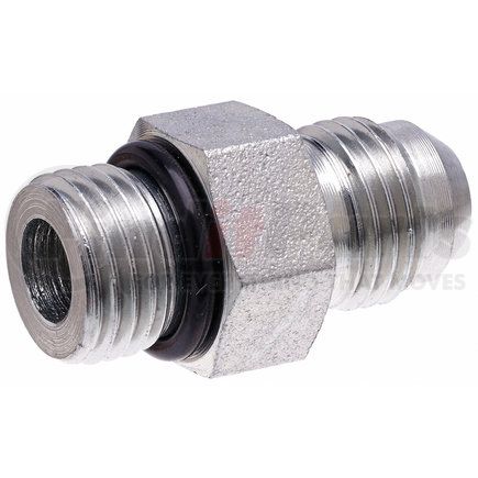 G60301-0405 by GATES - Hydraulic Coupling/Adapter - Male O-Ring Boss to Male JIC 37 Flare (SAE to SAE)