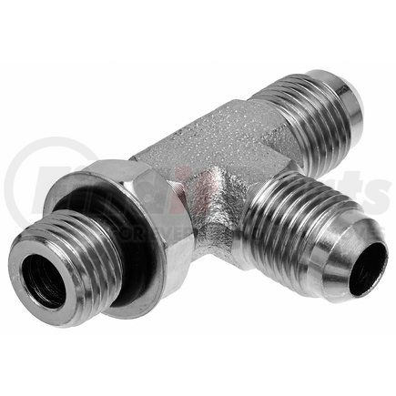 G60352-0606 by GATES - Male O-Ring Boss to Male JIC 37 Flare to Male JIC 37 Flare - Tee (SAE to SAE)