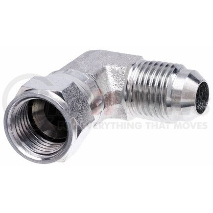 G60422-1212 by GATES - Male JIC 37 Flare to Female JIC 37 Flare Swivel - 90 (SAE to SAE)