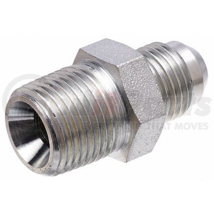 G60490-0202 by GATES - Hydraulic Coupling/Adapter - Male JIC 37 Flare to Male Pipe NPTF (SAE to SAE)