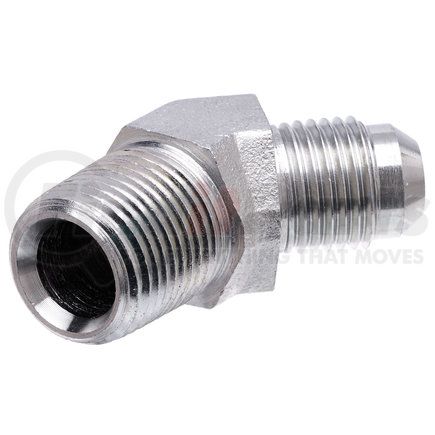 G60497-0408 by GATES - Hydraulic Coupling/Adapter- Male JIC 37 Flare to Male Pipe NPTF- 45 (SAE to SAE)