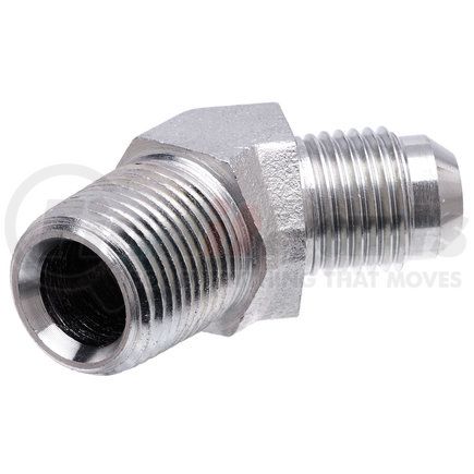 G60497-1208 by GATES - Male JIC 37 Flare to Male Pipe NPTF - 45 (SAE to SAE)