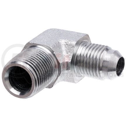 G60499-0806 by GATES - Hydraulic Coupling/Adapter- Male JIC 37 Flare to Male Pipe NPTF- 90 (SAE to SAE)