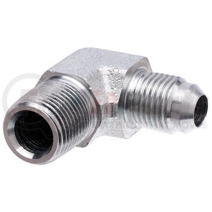 G60499-2024 by GATES - Hydraulic Coupling/Adapter- Male JIC 37 Flare to Male Pipe NPTF- 90 (SAE to SAE)