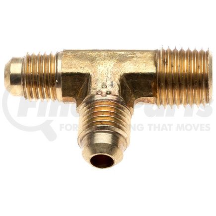 G60659-0608 by GATES - Hydraulic Coupling/Adapter - Male SAE 45 Flare Run Tee to Male Pipe (SAE Flare)