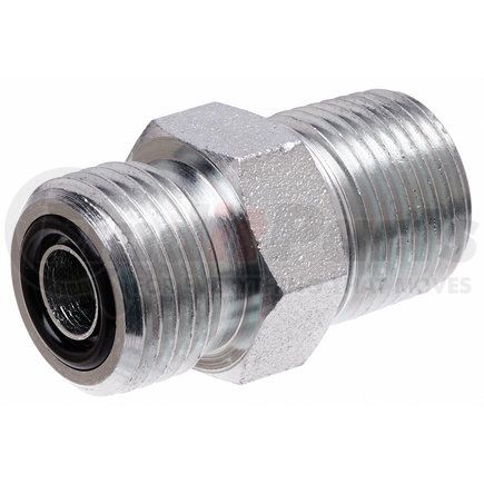 G60770-0812 by GATES - Hydraulic Coupling/Adapter- Male Flat-Face O-Ring to Male Pipe NPTF (SAE to SAE)