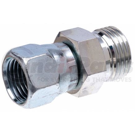 G60785-0606 by GATES - Male Flat-Face O-Ring to Female JIC 37 Flare Swivel (SAE to SAE)