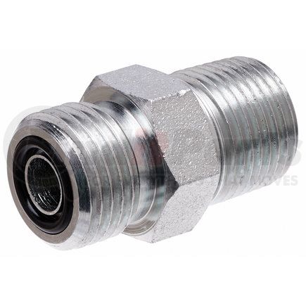 G60770-1612 by GATES - Hydraulic Coupling/Adapter- Male Flat-Face O-Ring to Male Pipe NPTF (SAE to SAE)