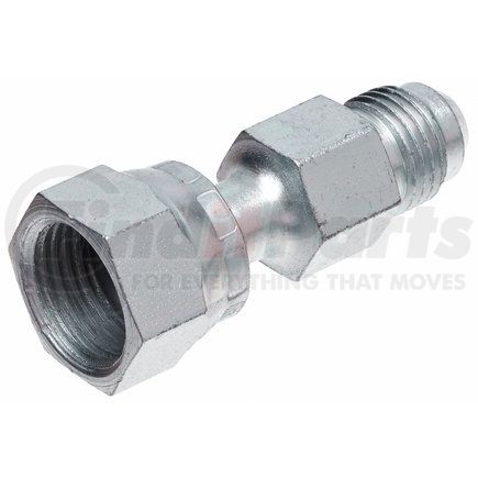 G60880-0606 by GATES - Hyd Coupling/Adapter- Female Flat-Face Swivel to Male JIC 37 Flare (SAE to SAE)