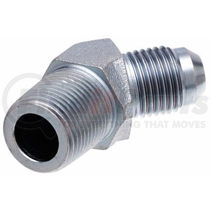 G62153-1616 by GATES - Male British Standard Pipe Tapered Thread to Male JIC 37 Flare - 45