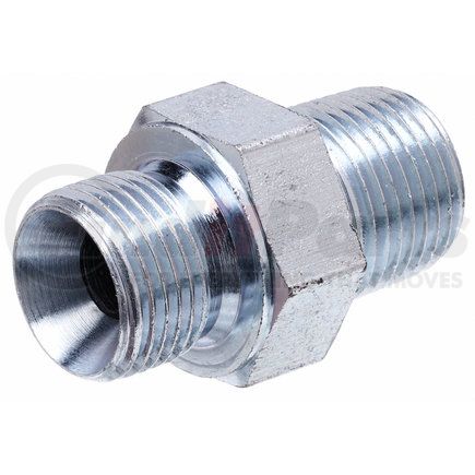 G62200-2024 by GATES - Hyd Coupling/Adapter - Male British Standard Pipe Parallel to Male Pipe NPTF