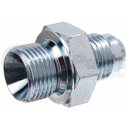 G62300-0204 by GATES - Hyd Coupling/Adapter- Male British Standard Pipe Parallel to Male JIC 37 Flare